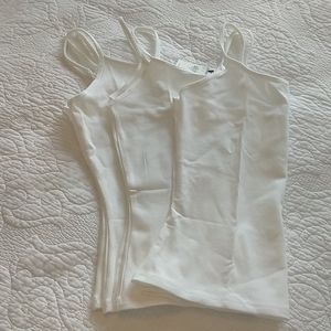 NWT Small Express best loved cami,white bundle of3